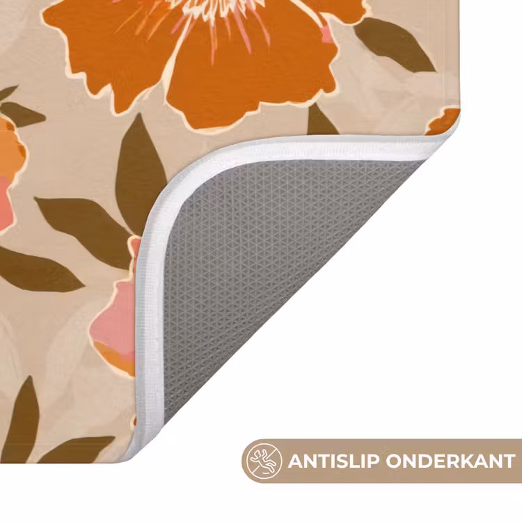 Badmat - Bloemen - Motief - Retro — 3