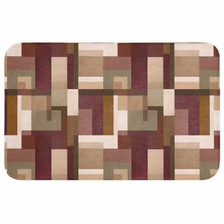 Badmat - Modern - Geometrie - Kleurrijk — 1