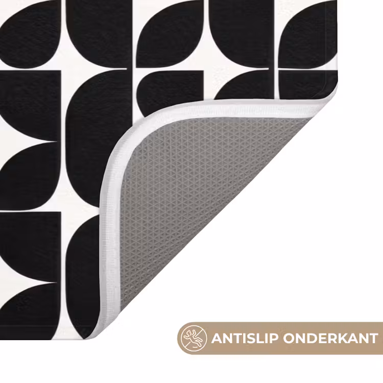 Badmat - Modern - Geometrisch - Zwart — 3