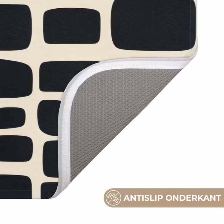 Badmat - Modern - Organisch - Zwart — 3