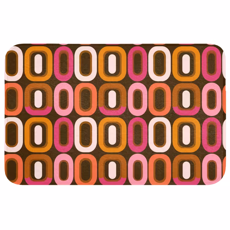 Badmat - Modern - Retro - Kleurrijk — 1