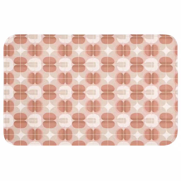 Badmat - Retro - Klassiek - Roze — 1