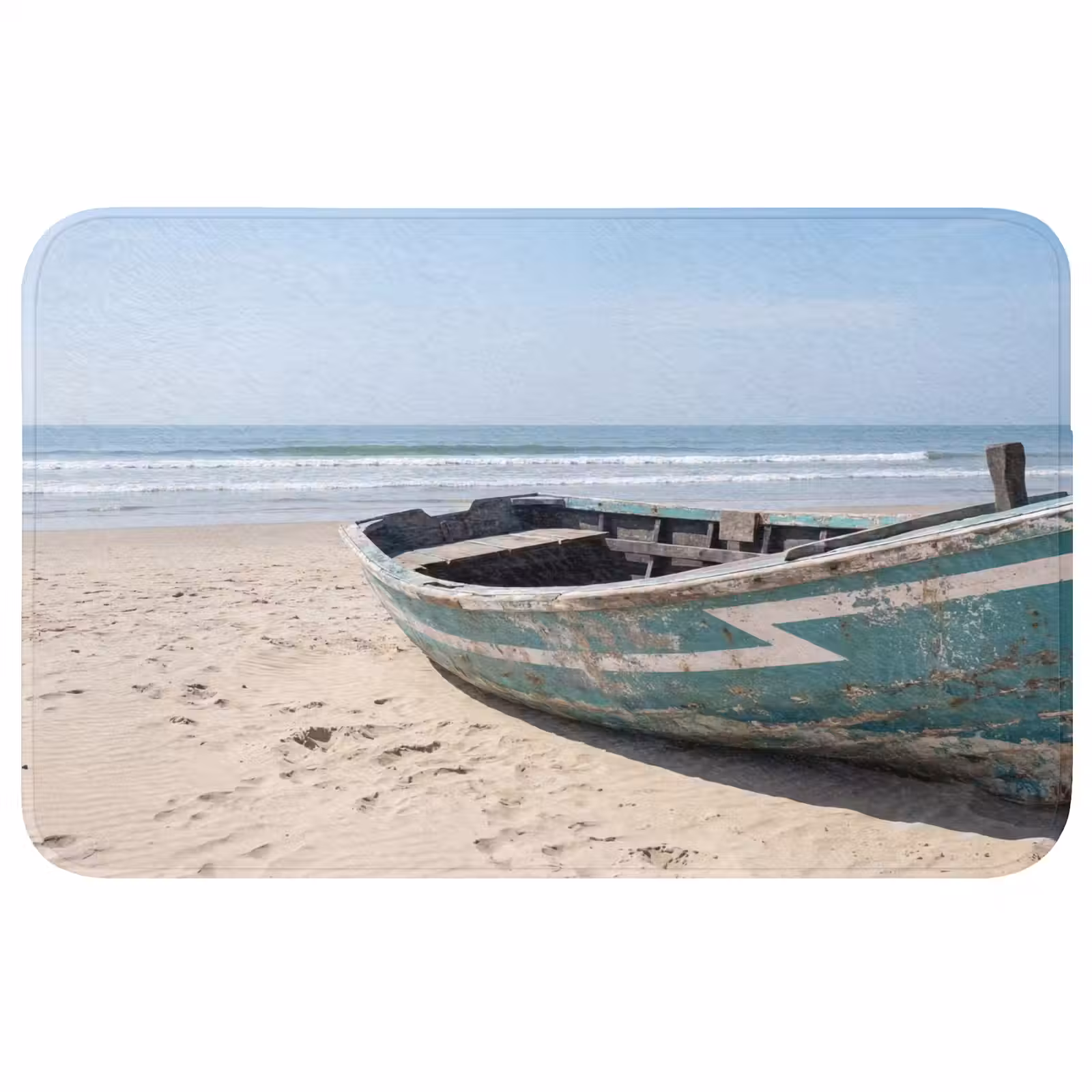 Badmat - Boot - Zandstrand - Zee — 1
