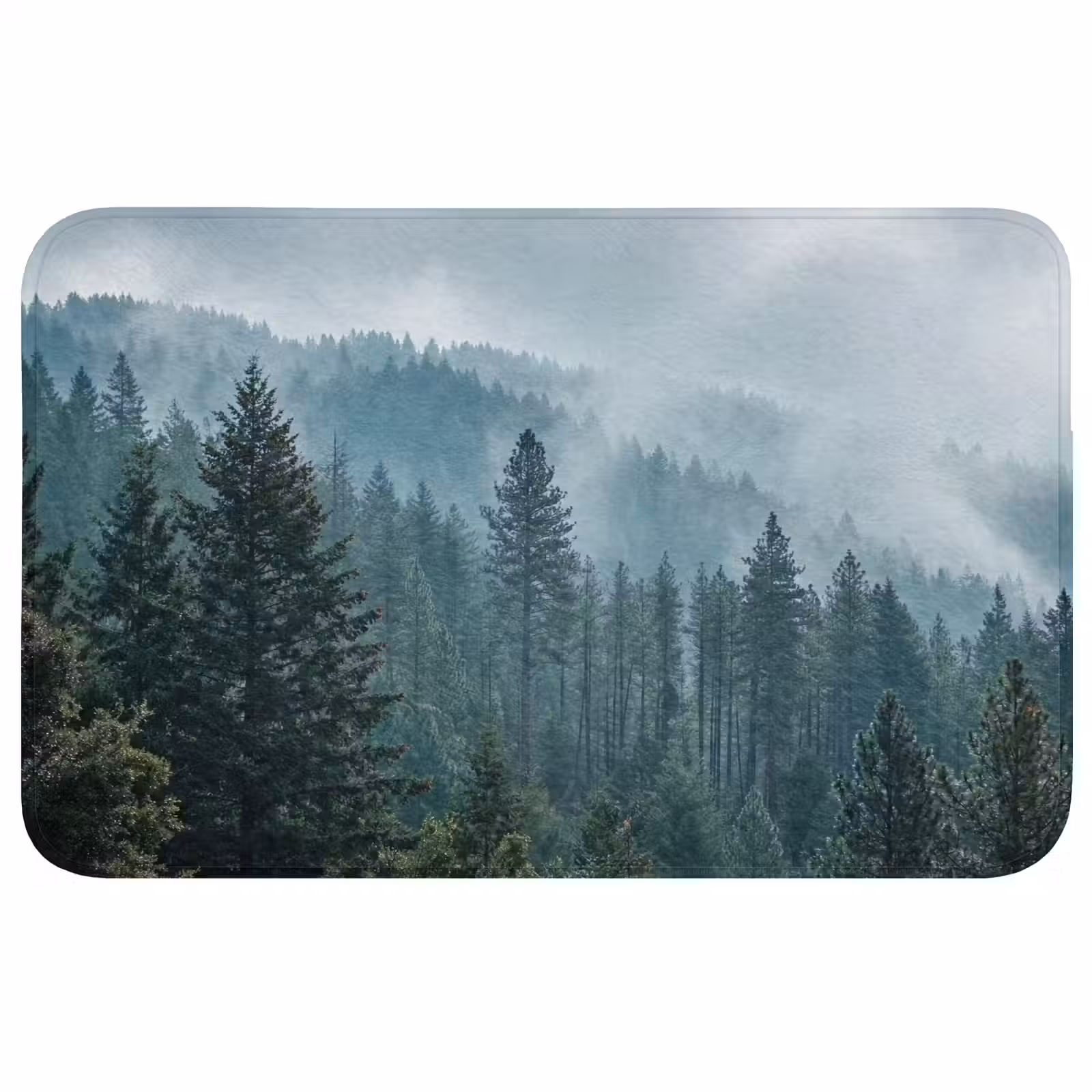 Badmat - Naaldwoud - Bergen - Mist — 1