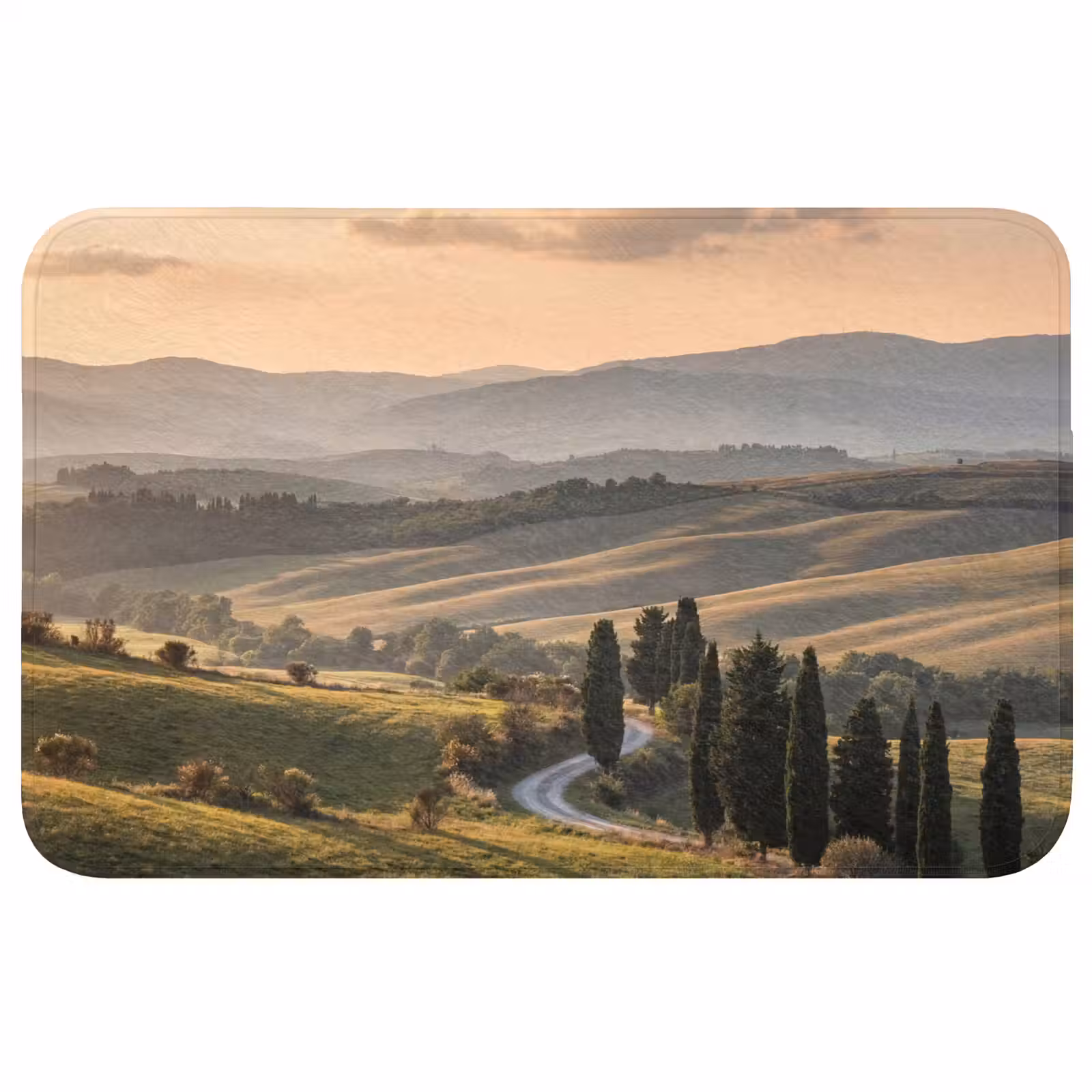Badmat - Toscaans - Landschap - Heuvels — 1