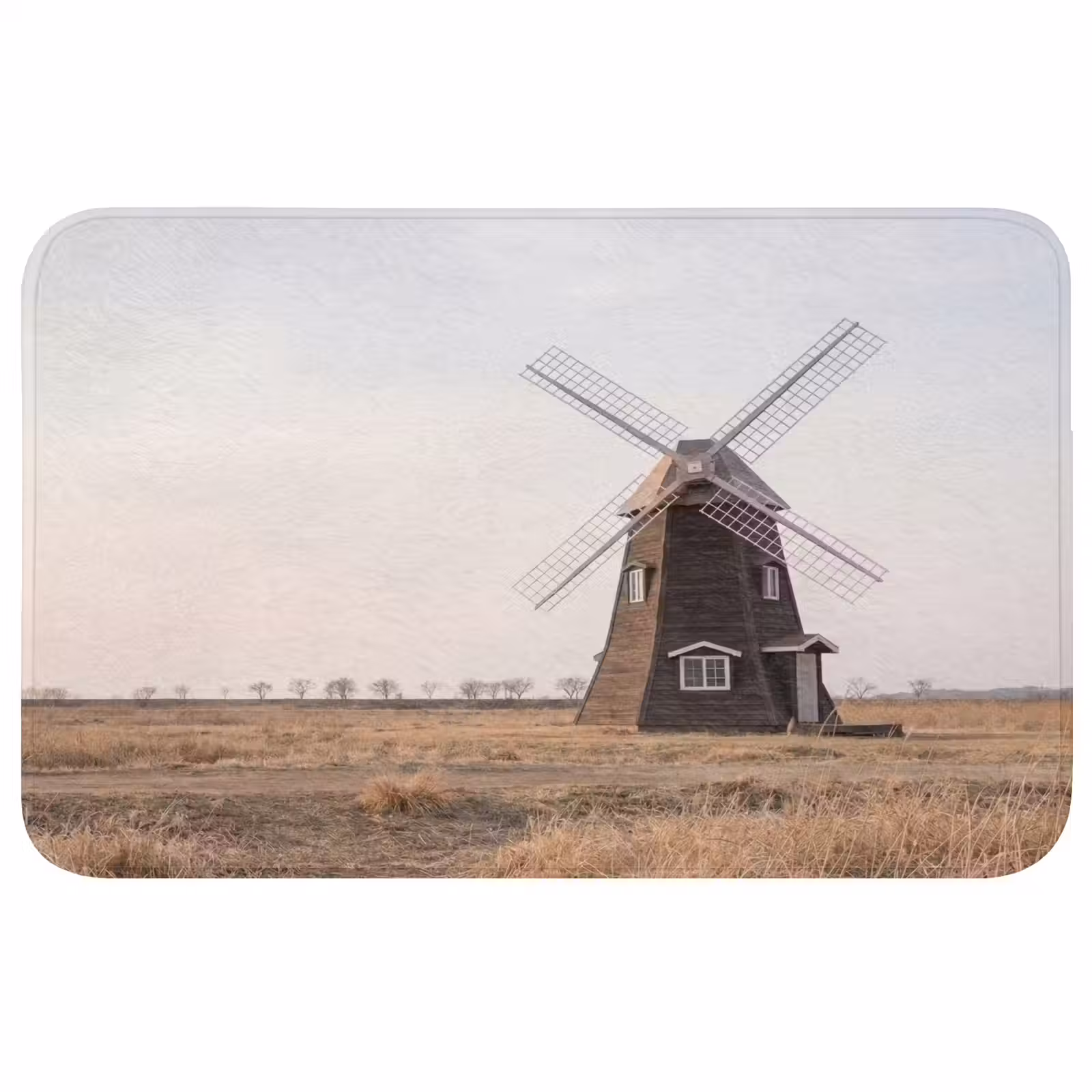 Badmat - Windmolens - Landschap - Veld — 1