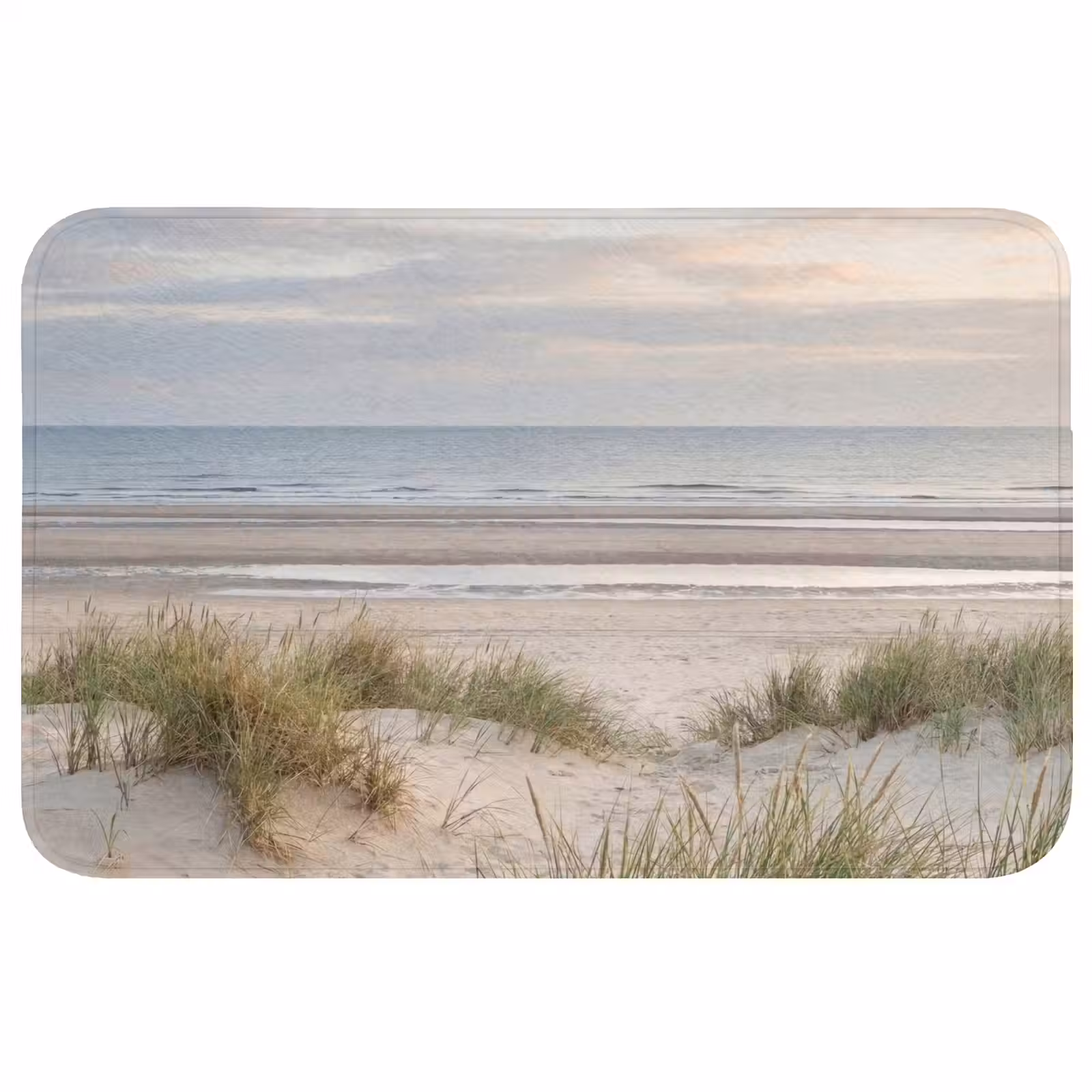 Badmat - Zandstrand - Bewolkt - Duinen — 1