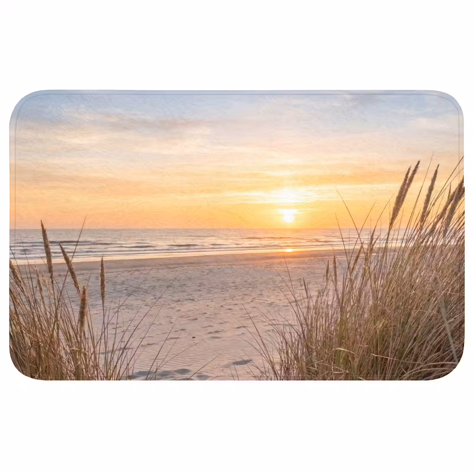 Badmat - Zonsondergang - Duinen - Zee — 1