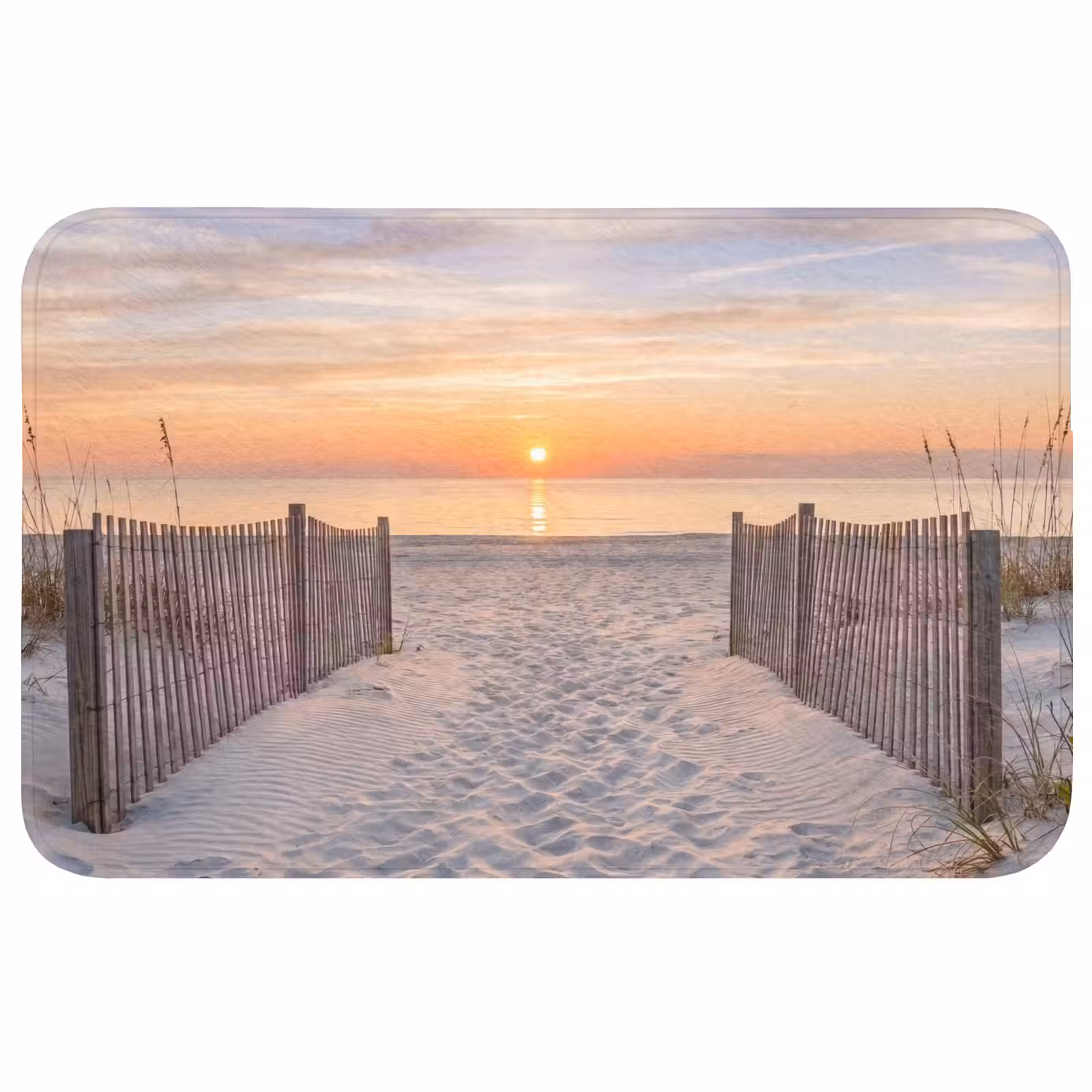 Badmat - Zonsondergang - Strand - Zand — 1