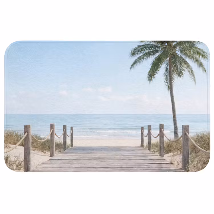 Badmat - Palmbomen - Pad - Horizon — 1