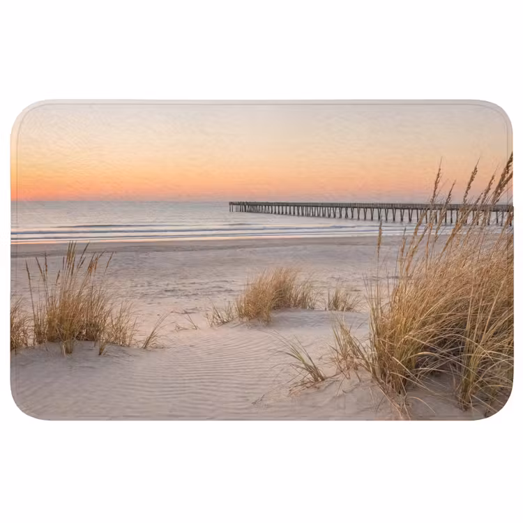 Badmat - Pier - Zonsondergang - Strand — 1