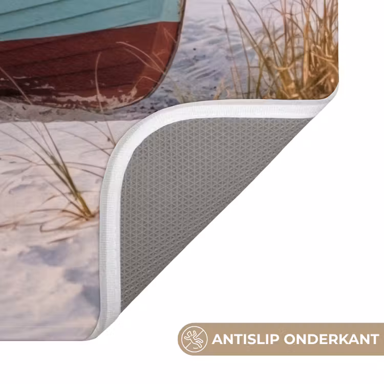 Badmat - Rustiek - Roeiboot - Zandstrand — 3