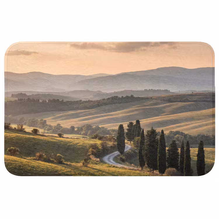 Badmat - Toscaans - Landschap - Heuvels — 1