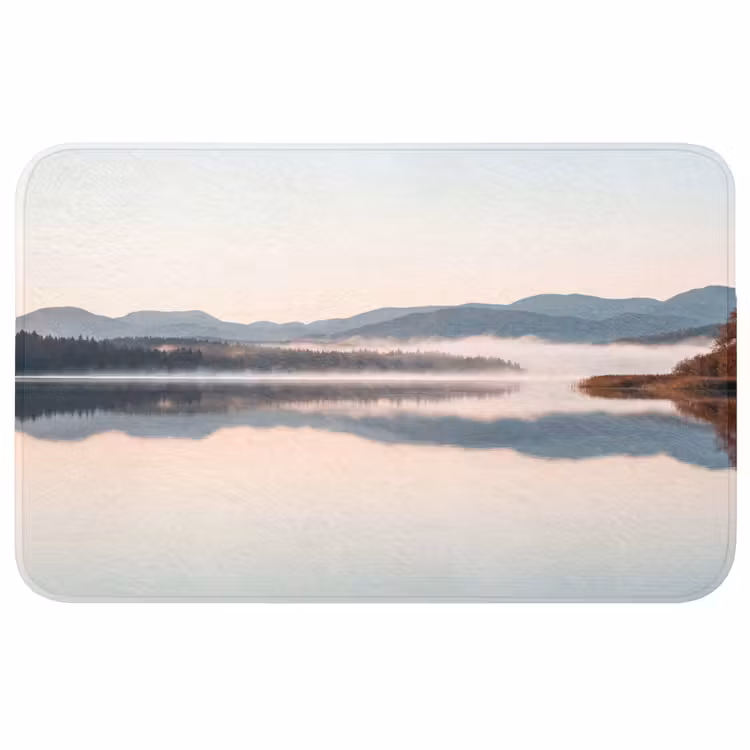 Badmat - Water - Bomen - Mistlaag — 1