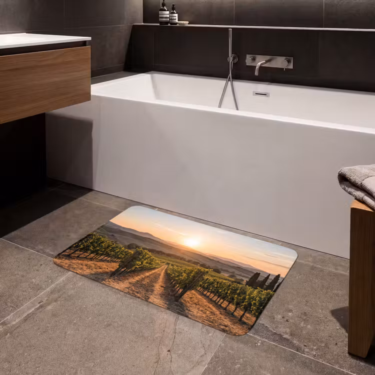 Badmat - Wijngaard - Zonsondergang - Landschap — 4