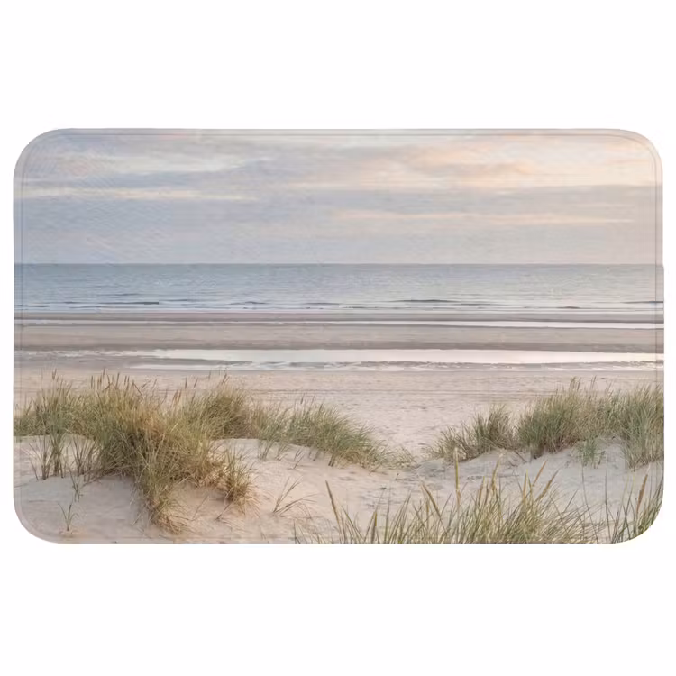 Badmat - Zandstrand - Bewolkt - Duinen — 1