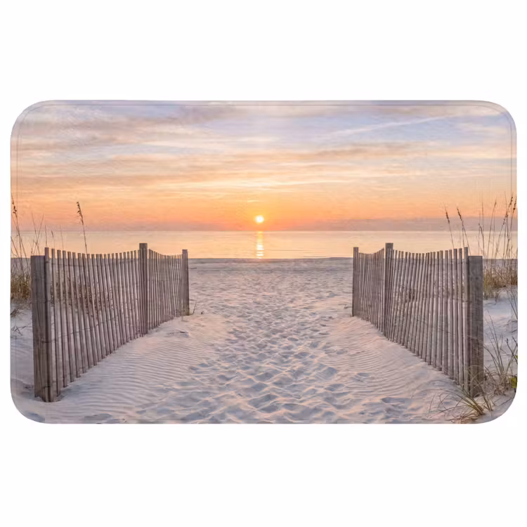 Badmat - Zonsondergang - Strand - Zand — 1