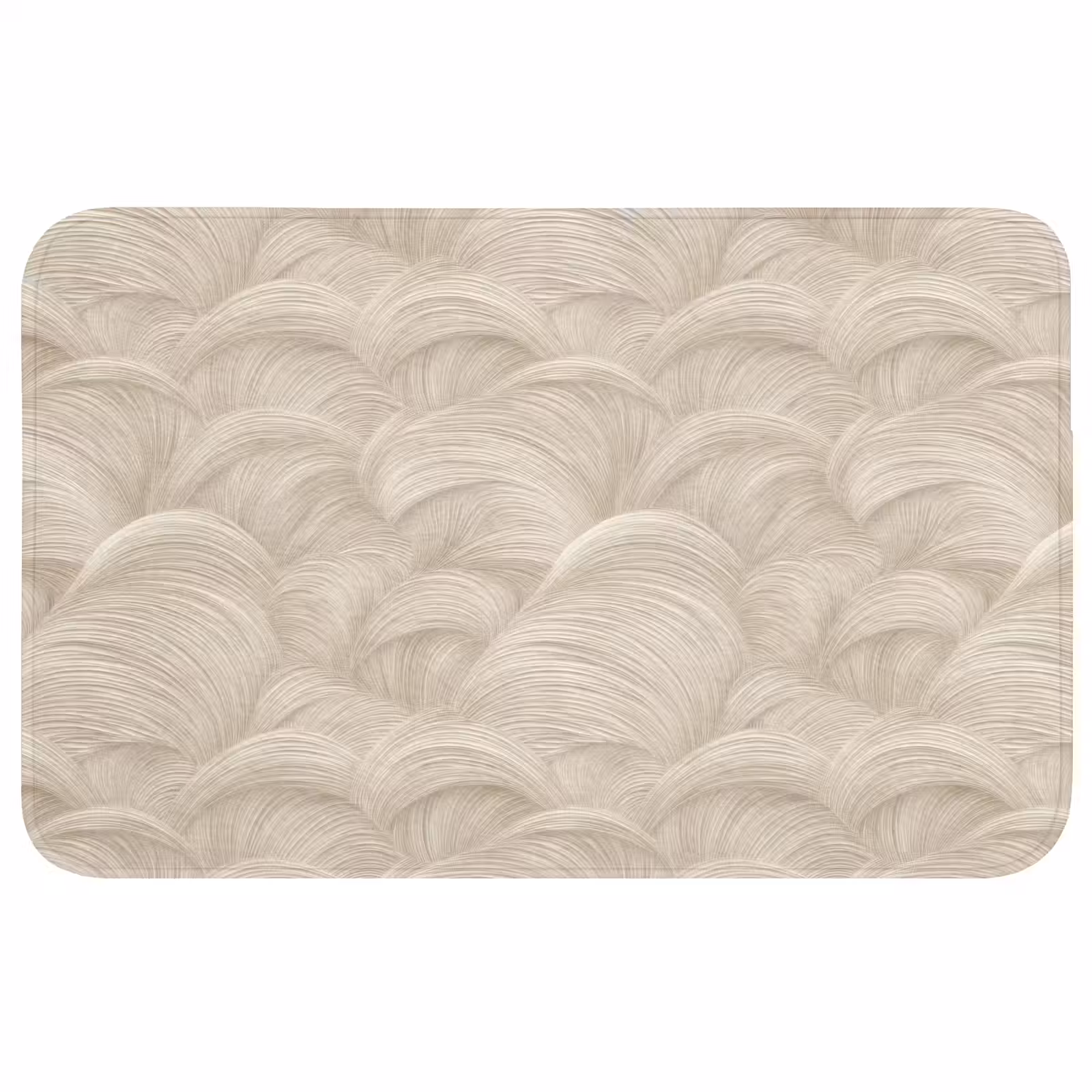 Badmat - Bogen - Patroon - Beige — 1