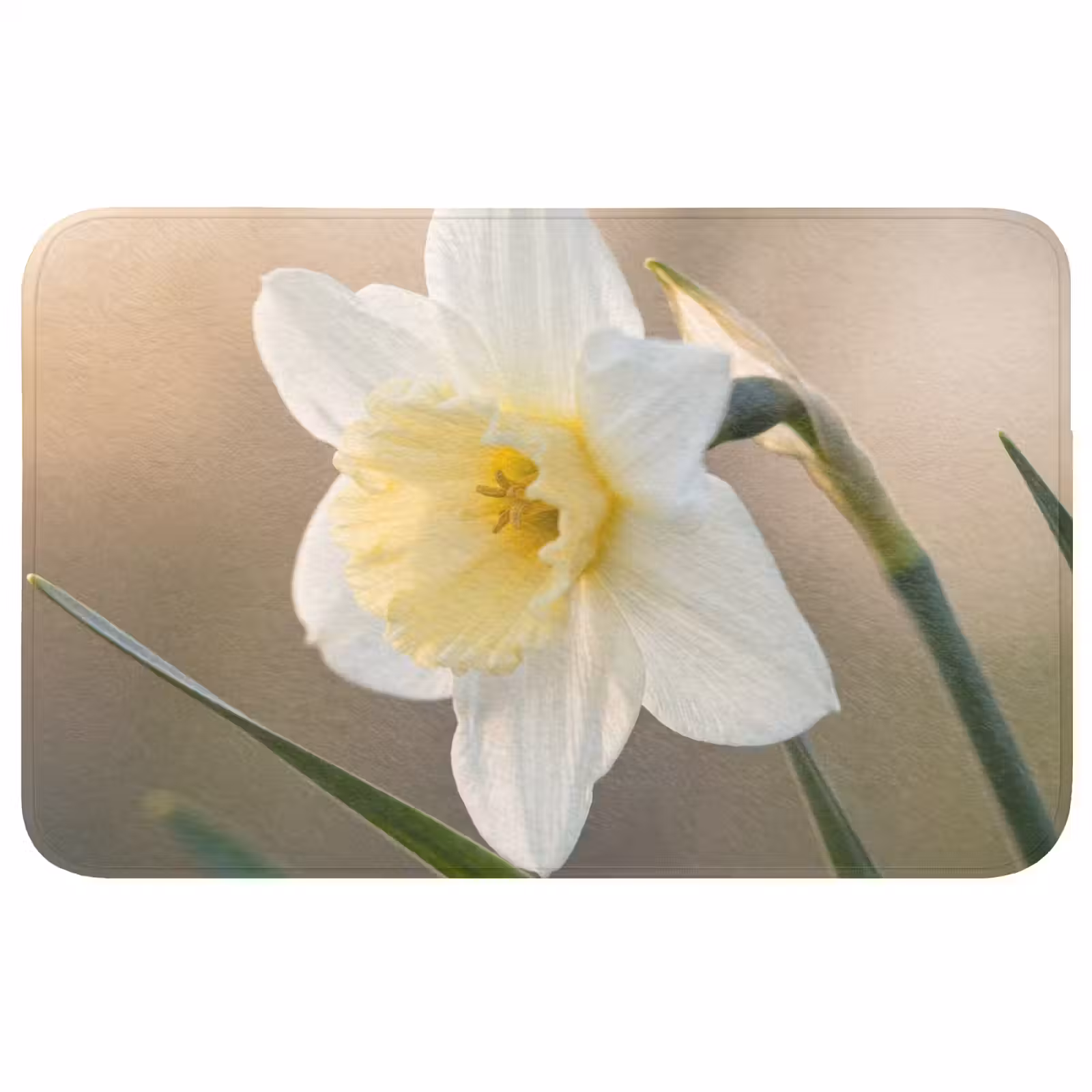 Badmat - Narcis - Bloem - Minimalistisch — 1