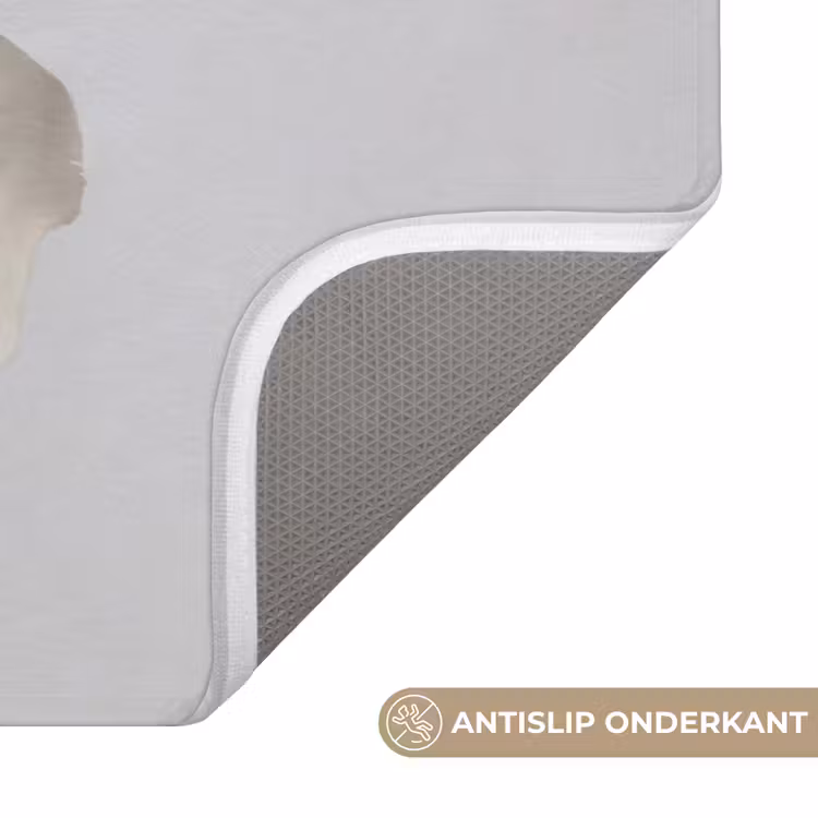 Badmat - Bloem - Minimalistisch -Wit — 3