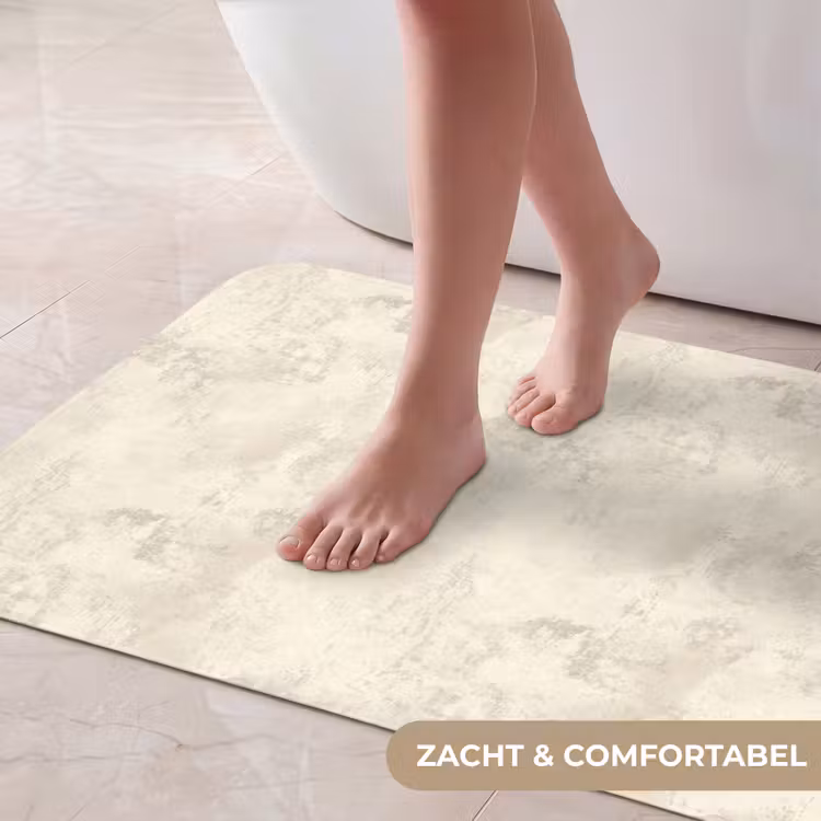 Badmat - Patroon - Organisch - Beige — 5
