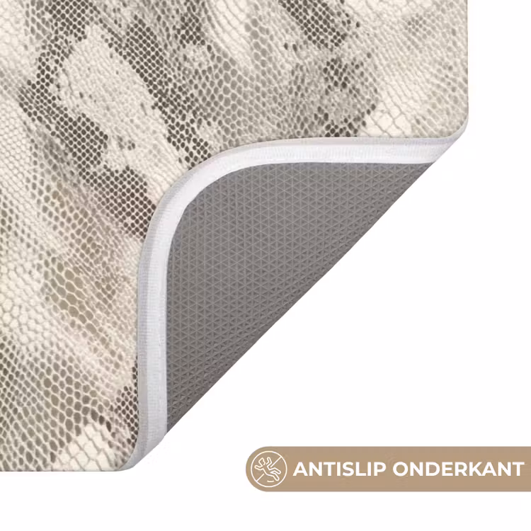 Badmat - Slang - Patroon - Taupe — 3