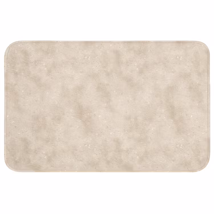 Badmat - Structuur - Spikkels - Beige — 1