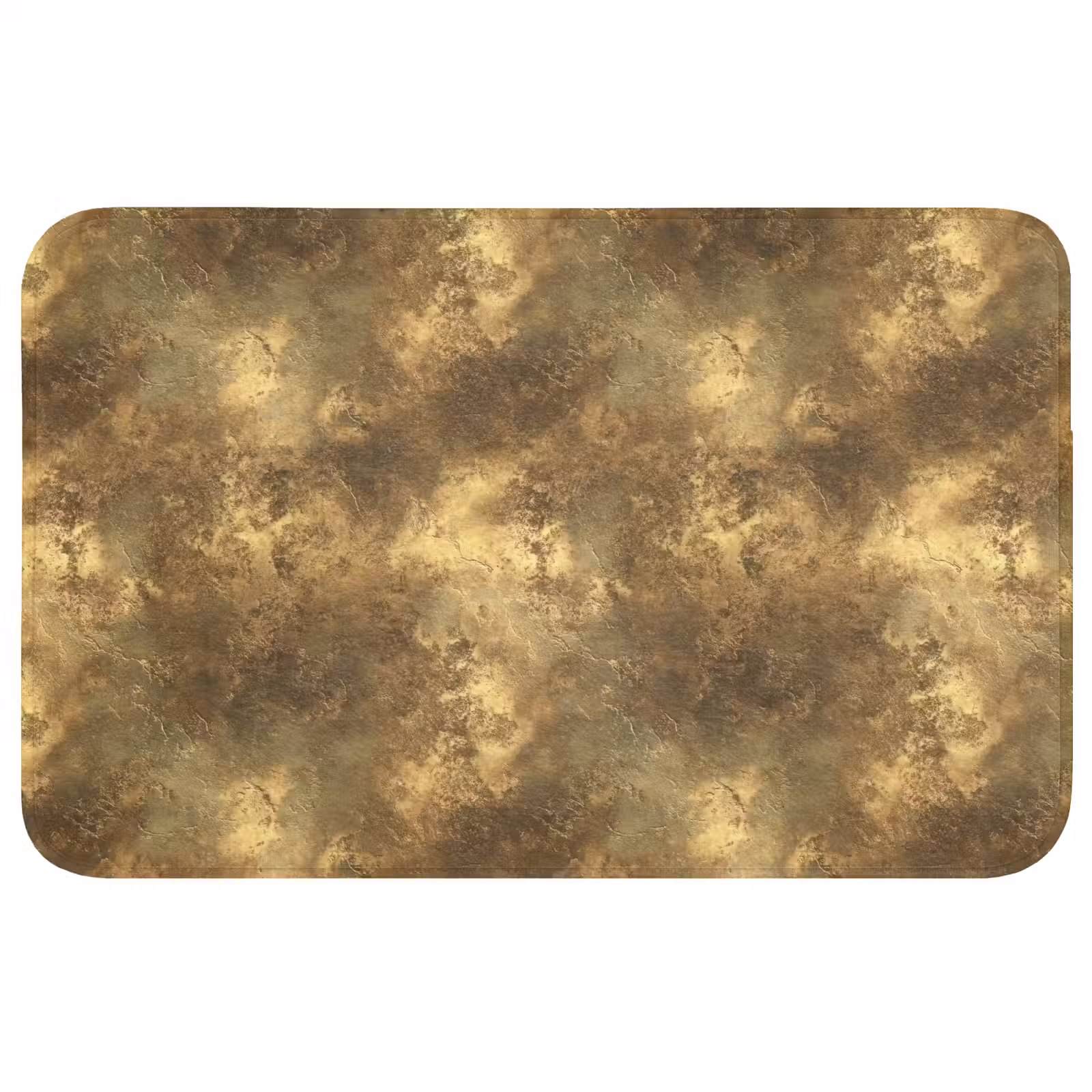 Badmat - Antiek - Metaallook - Goud — 1