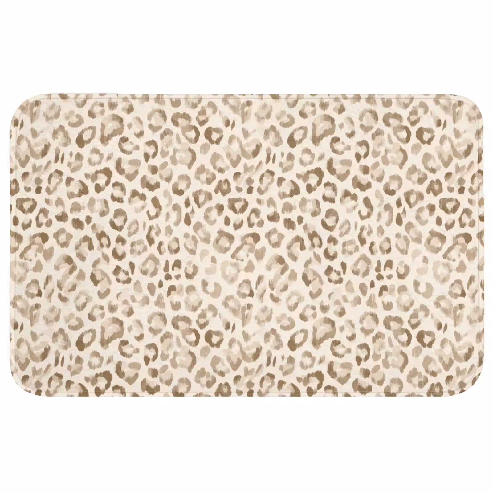 Badmat - Luipaard - Klassiek - Beige — 1
