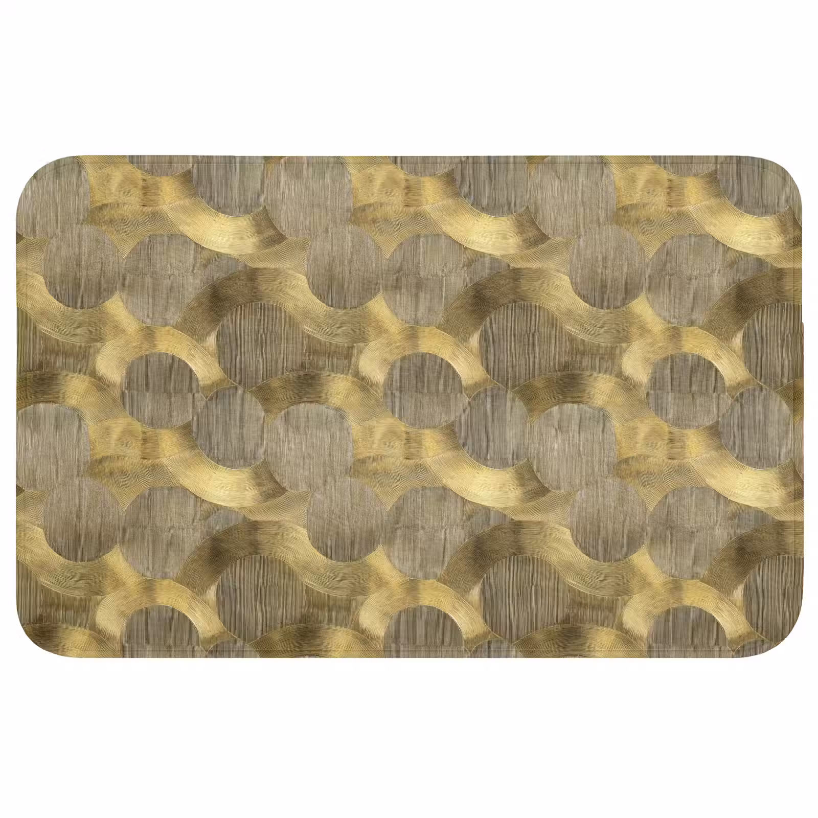 Badmat - Modern - Geometrisch - Goud — 1