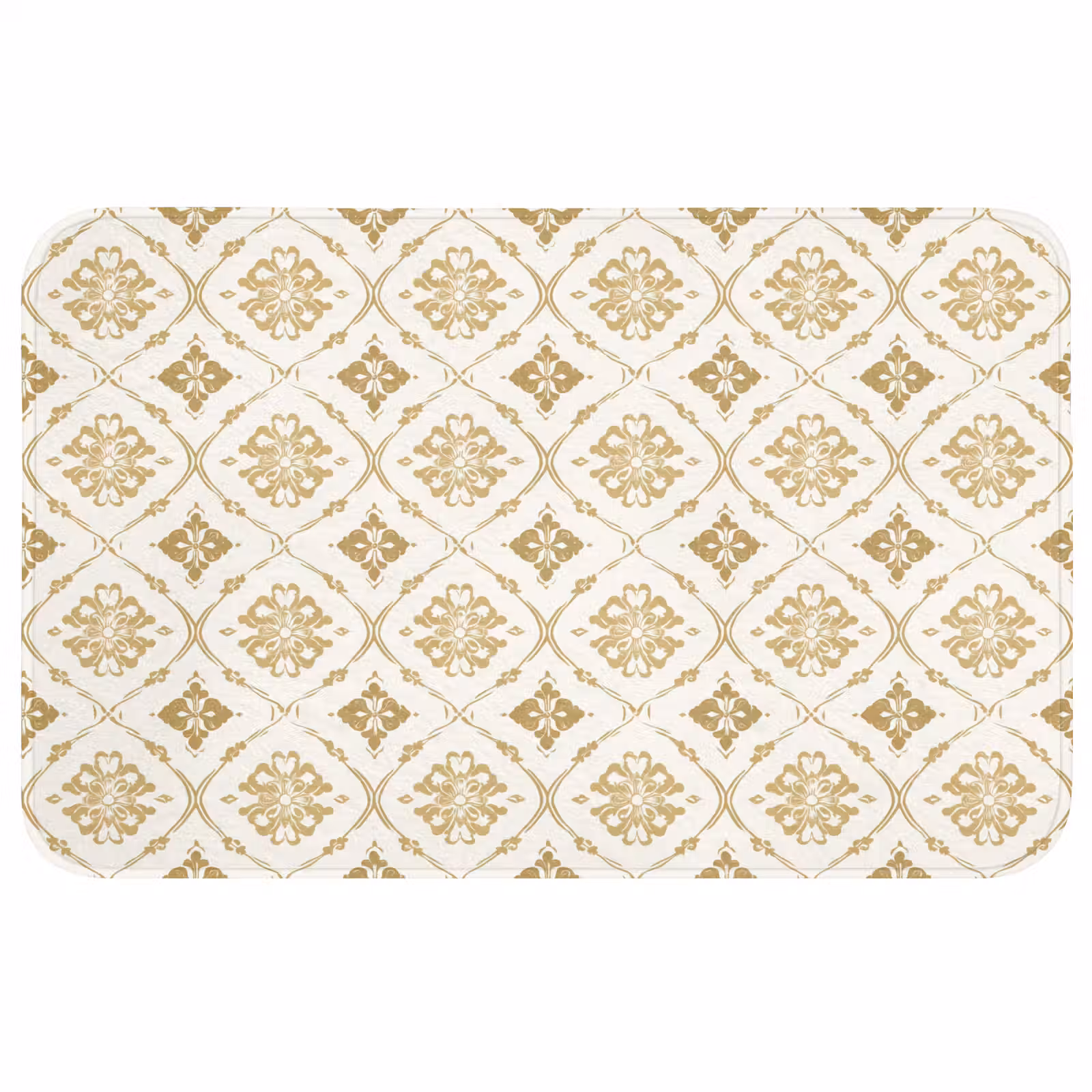 Badmat - Ornament - Klassiek - Goud — 1