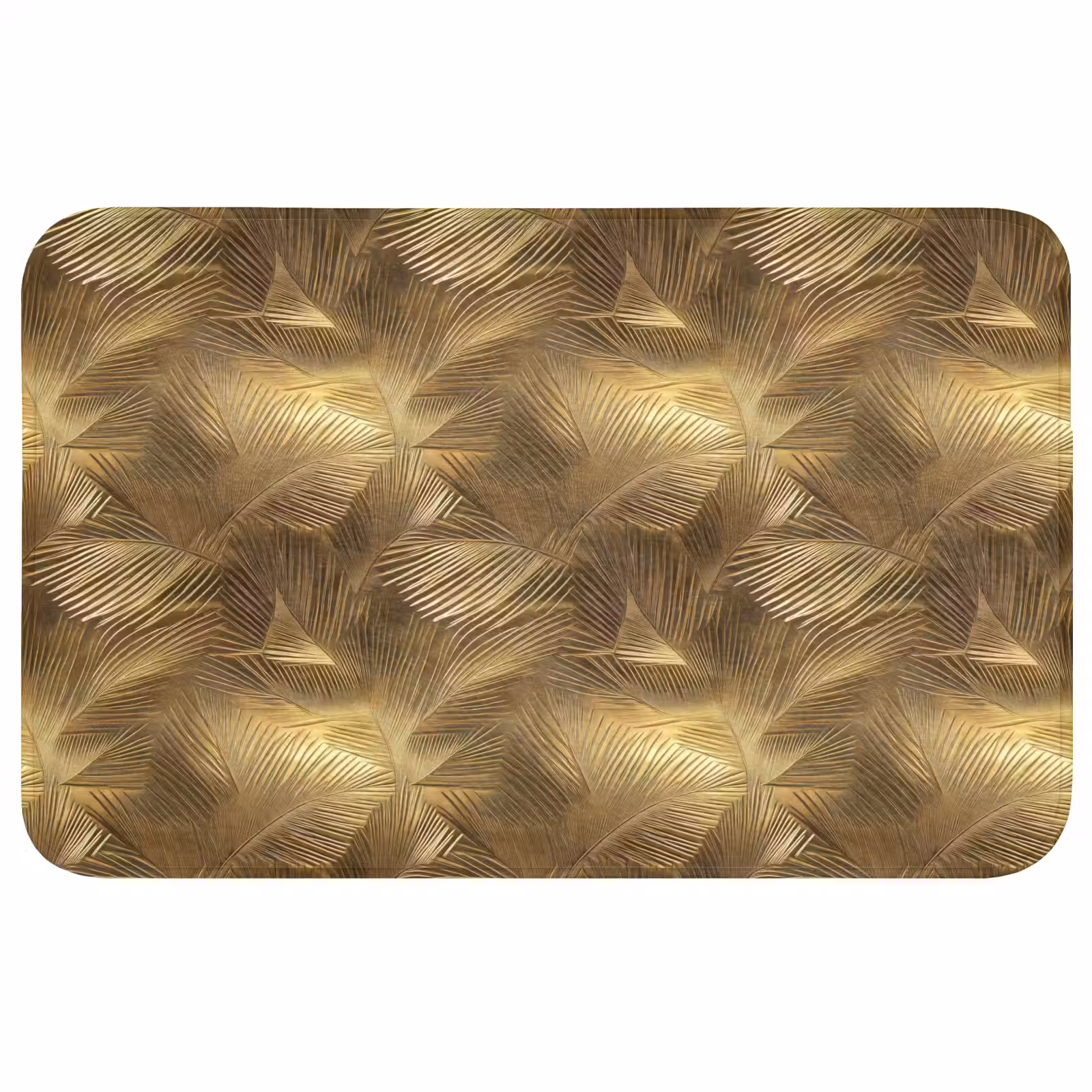 Badmat - Palm - Waaier - Goud — 1
