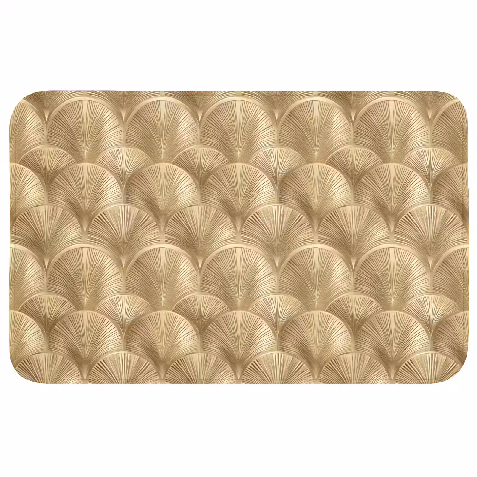 Badmat - Patroon - Waaier - Goud — 1