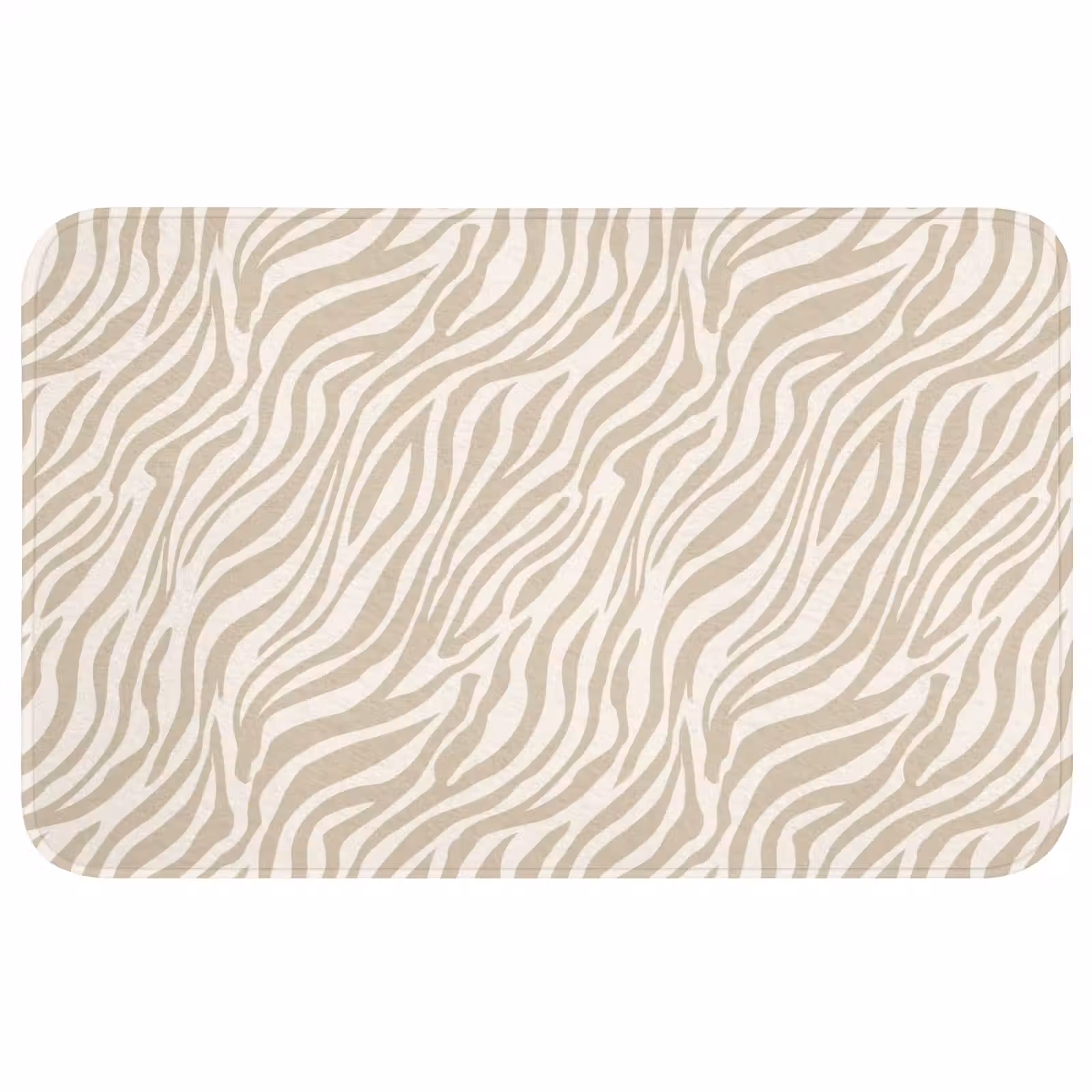 Badmat - Zebra - Patroon - Beige — 1