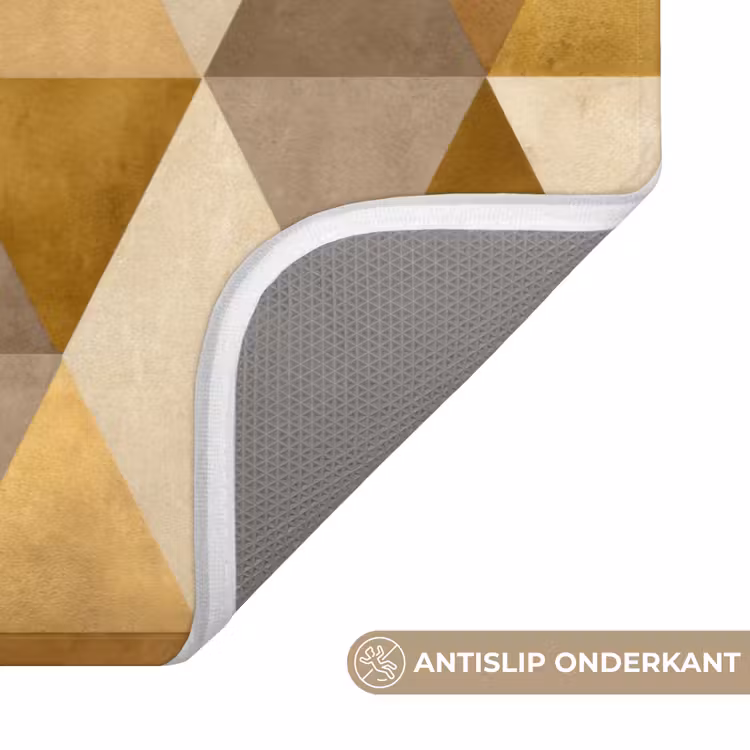 Badmat - Geometrisch - Driehoek - Goud — 3