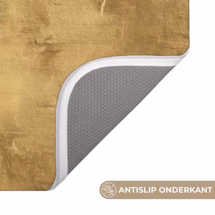Badmat - Industrieel - Textuur - Goud — 3