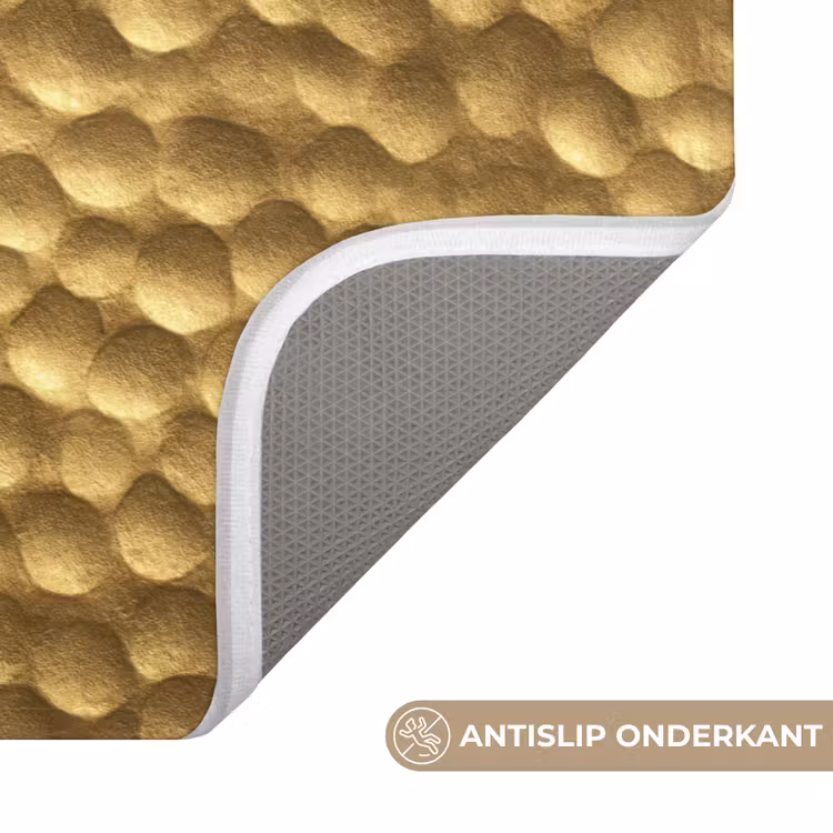 Badmat - Metaal - Dynamisch - Goud — 3