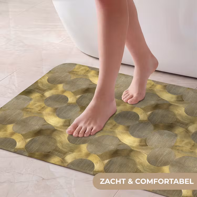 Badmat - Modern - Geometrisch - Goud — 5