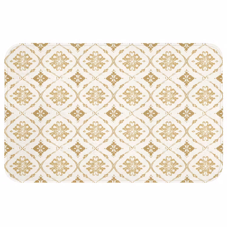 Badmat - Ornament - Klassiek - Goud — 1