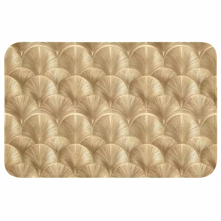 Badmat - Patroon - Waaier - Goud — 1