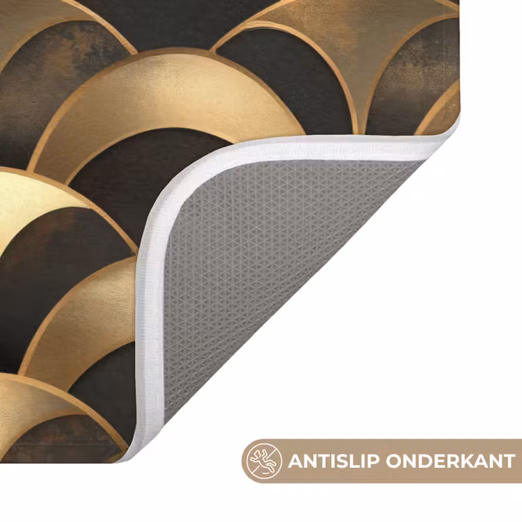 Badmat - Schubben - Structuur - Goud — 3