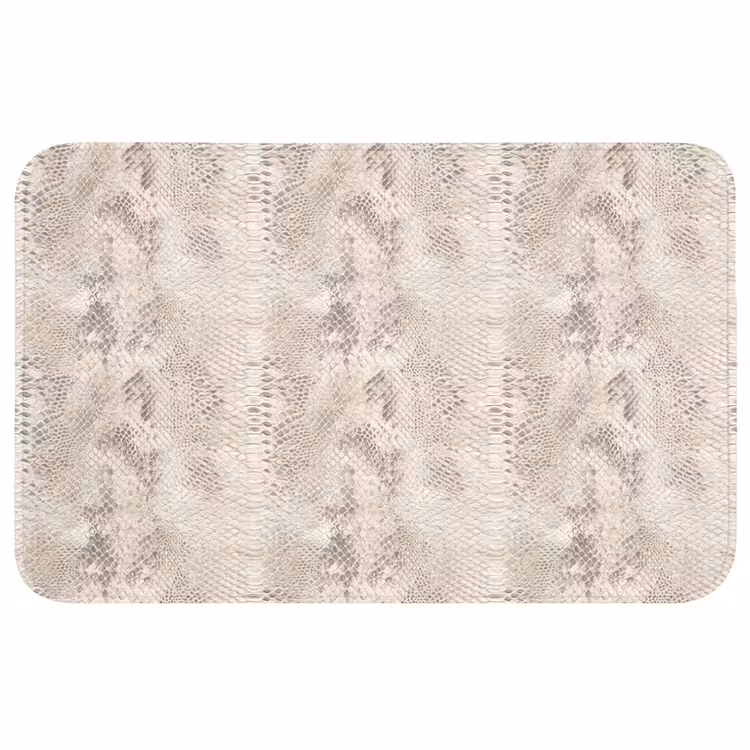 Badmat - Slang - Patroon - Beige — 1