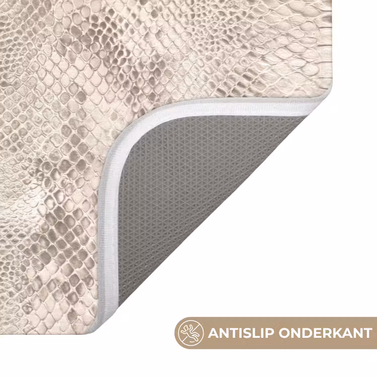 Badmat - Slang - Patroon - Beige — 3