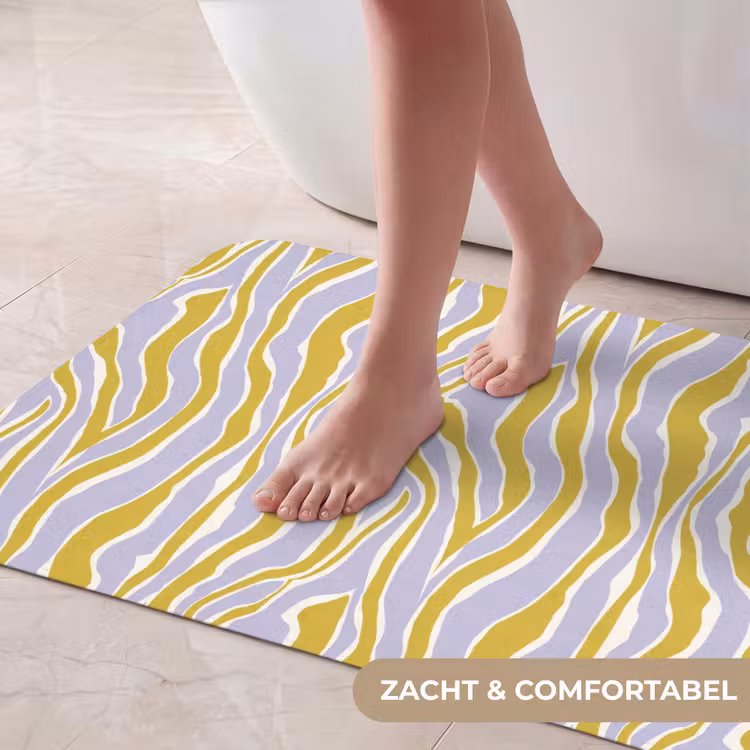 Badmat - Zebra - Modern - Meerkleurig — 5