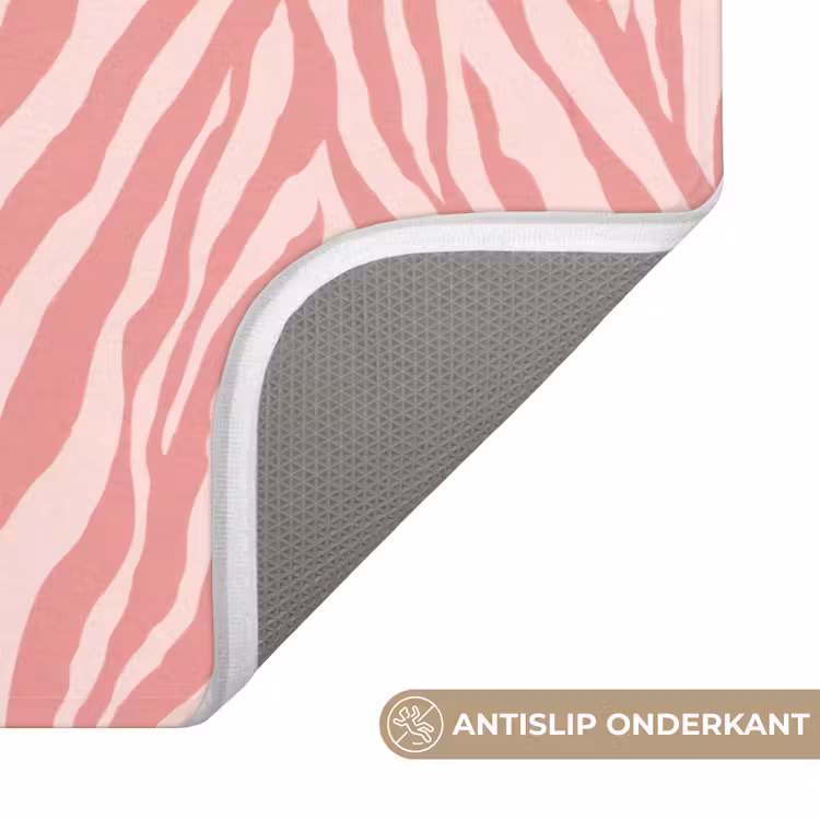 Badmat - Zebra - Print - Roze — 3