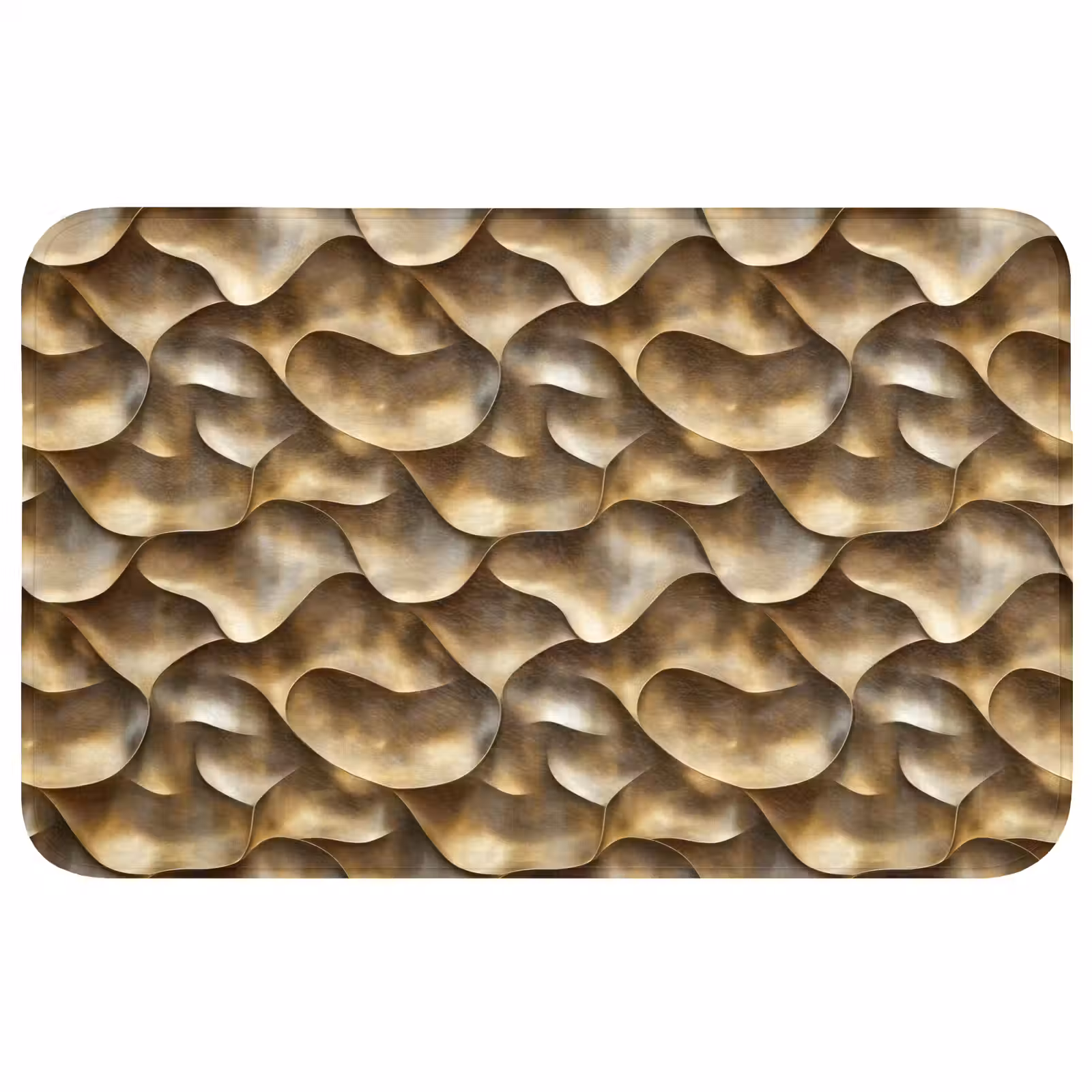 Badmat - Abstract - Antiek - Goud — 1