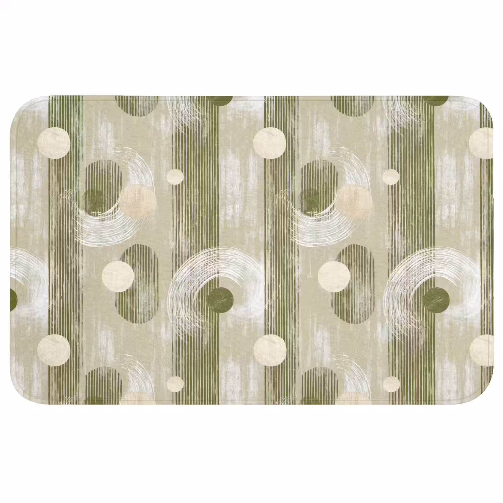 Badmat - Artistiek - Modern - Groen — 1