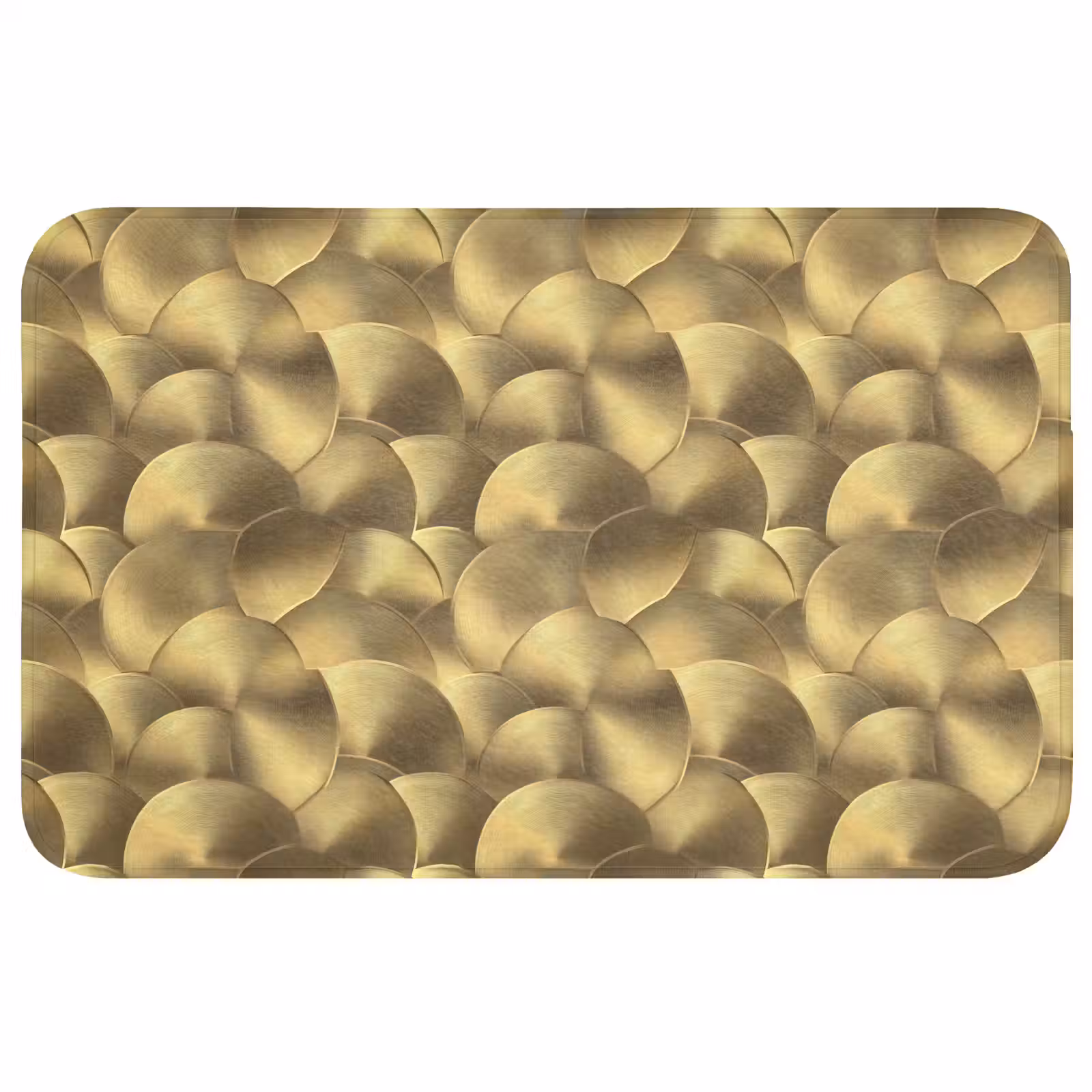 Badmat - Modern - Cirkel - Goud — 1