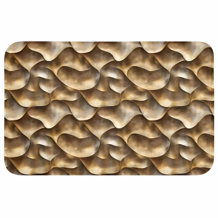 Badmat - Abstract - Antiek - Goud — 1