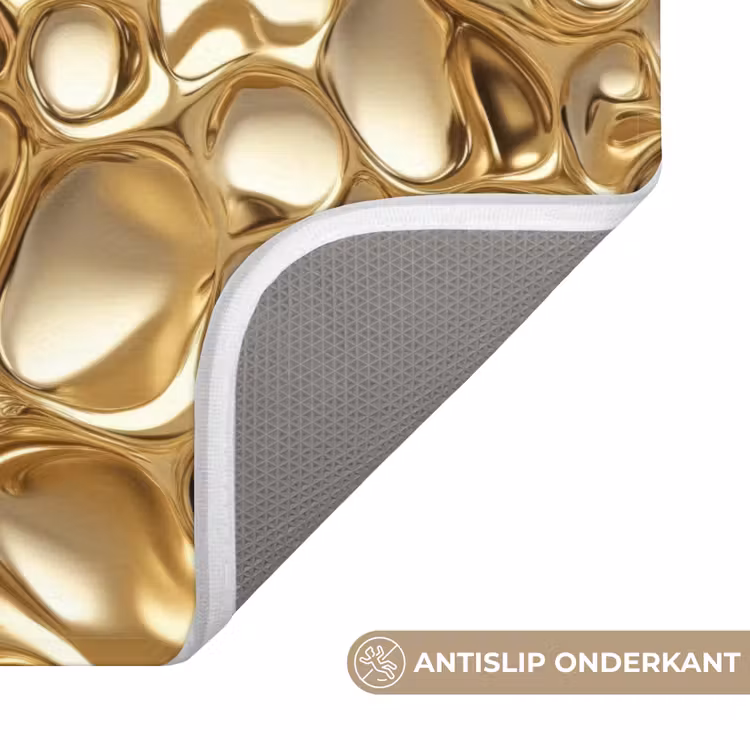 Badmat - Abstract - Modern - Goud — 3